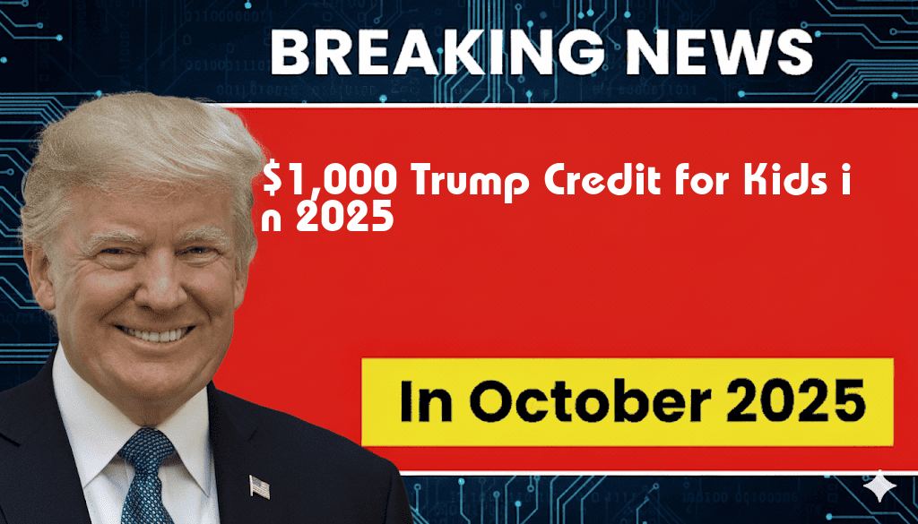 $1,000 ‘Trump Account’ Credit Planned for Every Child in 2025