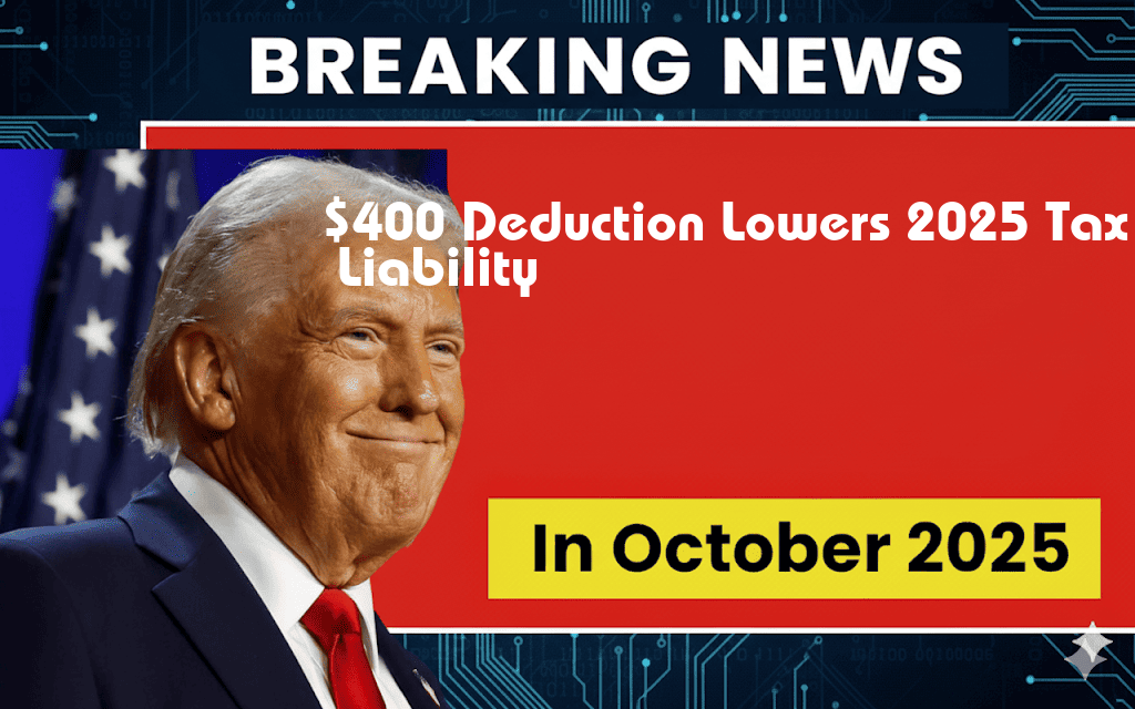 2025 Update: $400 Additional Standard Deduction Reduces Your Tax Liability