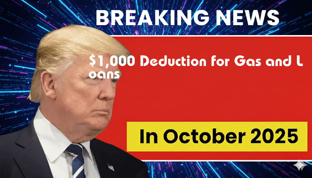 New Tax Bill Offers $1,000 Deduction for Gas and Auto Loans — Find Out Who’s Eligible!
