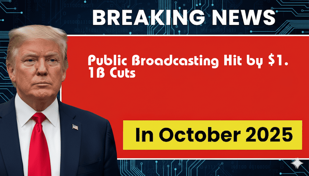 Public Broadcasting Faces $1.1 Billion Reduction in Rescissions Act